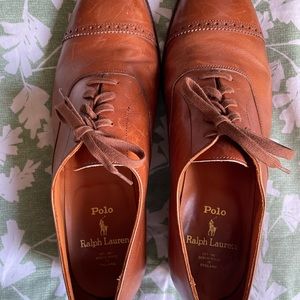 Polo Ralph Lauren bench made shoes mens size 9